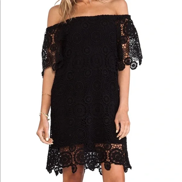 Nightcap Dresses Nwt Nightcap Clothing Carmen Crochet Black
